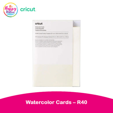 CRICUT | Watercolor Cards – R40 (10 ct)