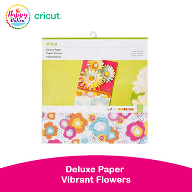 CRICUT | Deluxe Paper Vibrant Flowers, 30x30cm, 10 sheets