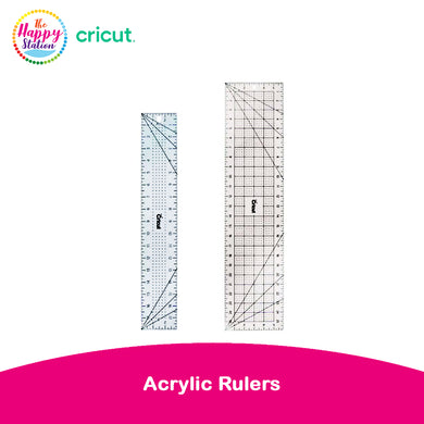 CRICUT | Acrylic Rulers, Blue/Lilac/Rose