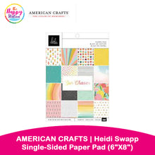 AMERICAN CRAFTS | Heidi Swapp, Single-Sided Paper Pad (6"X8")