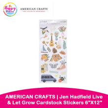 AMERICAN CRAFTS | Jen Hadfield Live & Let Grow Cardstock Stickers 6"X12" 61/Pk-Icons