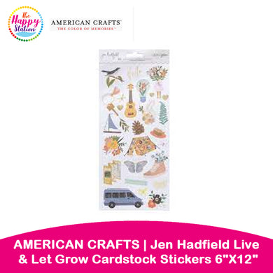 AMERICAN CRAFTS | Jen Hadfield Live & Let Grow Cardstock Stickers 6