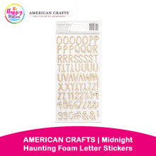 AMERICAN CRAFTS | Midnight Haunting Foam Letter Stickers