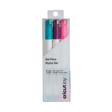 CRICUT | Joy Gel Pens, Teal/Purple/Pink (3ct), 1.0mm