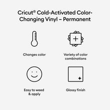 Cricut Cold-Activated, Color-Changing Vinyl – Permanent