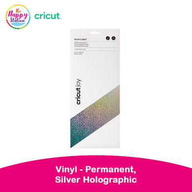 CRICUT | Joy Smart Label Writable Vinyl - Permanent, Silver Holographic