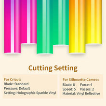 HTVRONT | Permanent Adhesive Vinyl Sheets, Hot Color Changing - 12" x 10", 6 sheets
