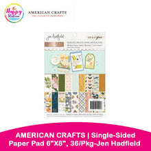 AMERICAN CRAFTS | Single-Sided Paper Pad 6"X8", 36/Pkg-Jen Hadfield Live & Let Grow