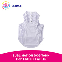 ULTIMA |  Sublimation Pet Top Tank T-Shirt, White