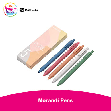 KACO | Pure, Gel Ink Extra Fine Point Pens, Morandi - 5ct (0.5mm)