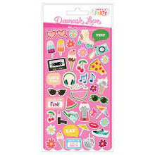 AMERICAN CRAFTS | Life's A Party, Damask Love Puffy Stickers (42ct)