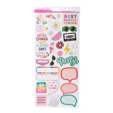 AMERICAN CRAFTS | Damask Love Life's A Party Cardstock Stickers 6