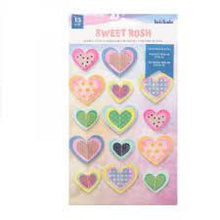 AMERICAN CRAFTS | Vicki Boutin Sweet Rush Layered Stickers, 15/Pkg