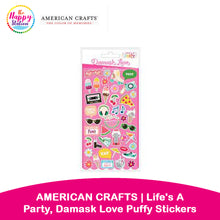 AMERICAN CRAFTS | Life's A Party, Damask Love Puffy Stickers (42ct)