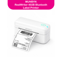 MUNBYN RealWriter 402B Bluetooth Label Printer