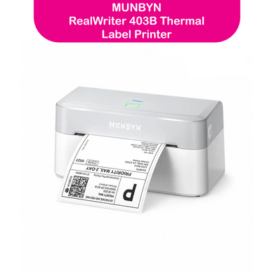 MUNBYN RealWriter 403B Thermal Label Printer