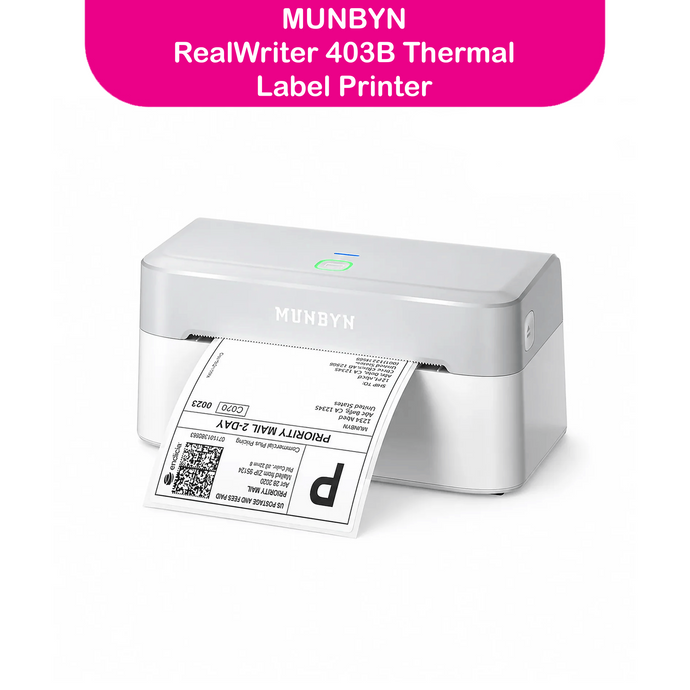 MUNBYN RealWriter 403B Thermal Label Printer
