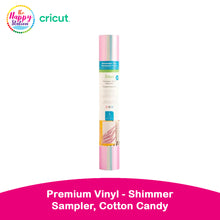CRICUT | Premium Vinyl - Shimmer Sampler, Cotton Candy - Permanent