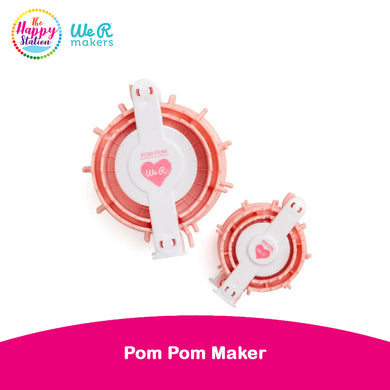 WE R MAKERS | Heart Pom Pom Maker, 2/Pkg