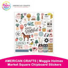 AMERICAN CRAFTS | Maggie Holmes Market Square Chipboard Stickers