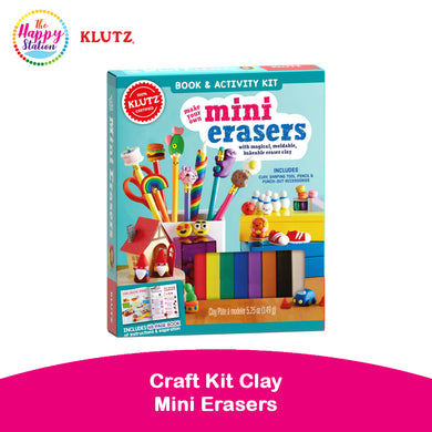 KLUTZ | Craft Kit Clay, Mini Erasers