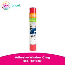 CRICUT | Adhesive Window Cling - Red, 12"x48"