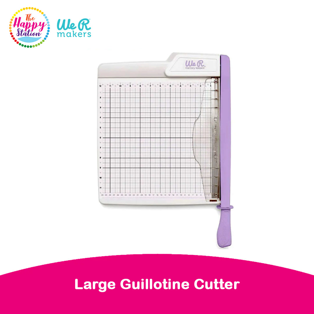 We R Memory Keepers Large Guillotine Cutter, Lilac | The Happy Station ...