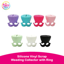 THE HAPPY STATION | Silicone Vinyl Scrap Weeding Collector with Ring