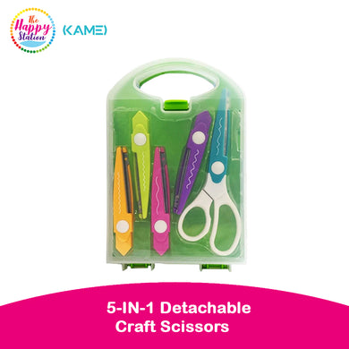 KAMEI | 5-IN-1 Detachable Craft Scissors Set