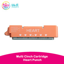 WE R MAKERS | Multi Cinch Cartridge, Heart Punch