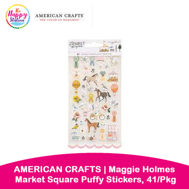 AMERICAN CRAFTS | Maggie Holmes Market Square Puffy Stickers, 41/Pkg