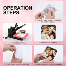 ULTIMA | Sublimation Music Fridge Magnet