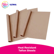 ULTIMA | Heat Resistant PTFE Sheets, 12"x16" (3 sheets), Brown