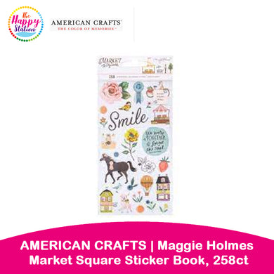 AMERICAN CRAFTS | Maggie Holmes Market Square Sticker Book, 258ct