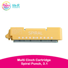 WE R MAKERS | Multi Cinch Cartridge - Spiral Punch, 3:1