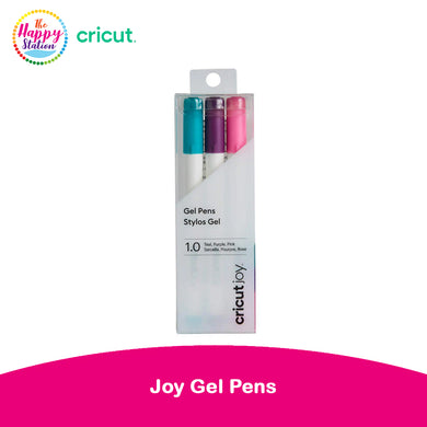 CRICUT | Joy Gel Pens, Teal/Purple/Pink (3ct), 1.0mm