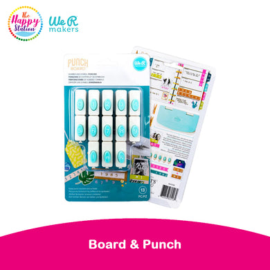 WE R MAKERS | Board & Punch, Number (13 Piece)