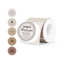 MUNBYN Morandi Series Thermal Label