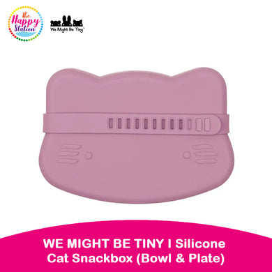 WE MIGHT BE TINY | Silicone Cat Snackbox (Bowl & Plate)