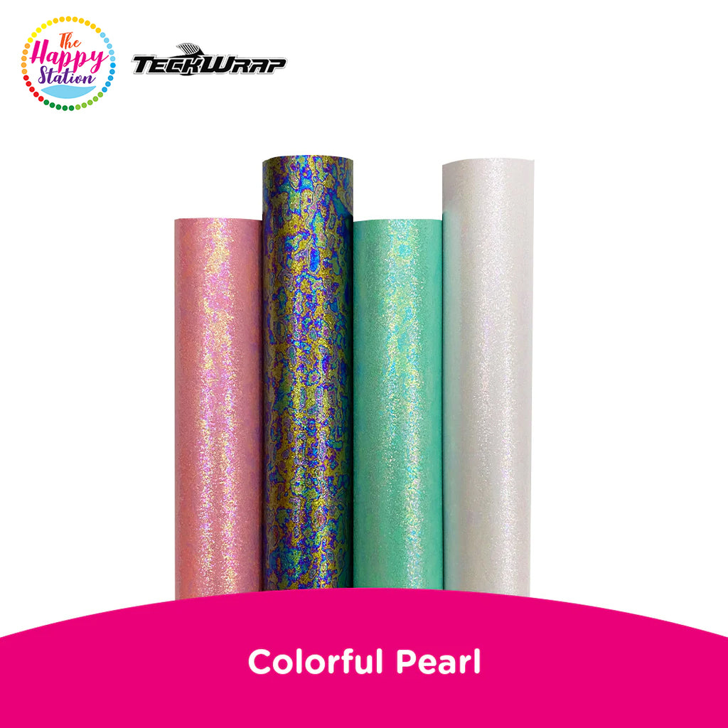 Pearl Sticker Paper TECKWRAP | Colorful Pearl Adhesive Vinyl Sticker, 12