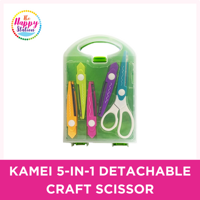 KAMEI | 5-IN-1 Detachable Craft Scissors Set