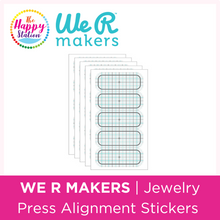 WE R MAKERS | Jewelry Press Alignment Stickers, 25pcs/pk