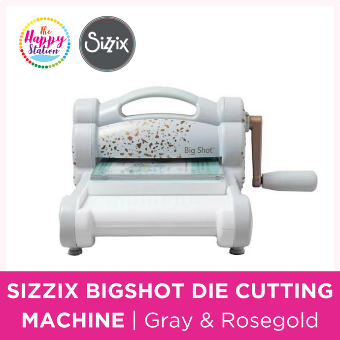 Sizzix Big Shot Machine Starter Kit - Gray & Rose Gold
