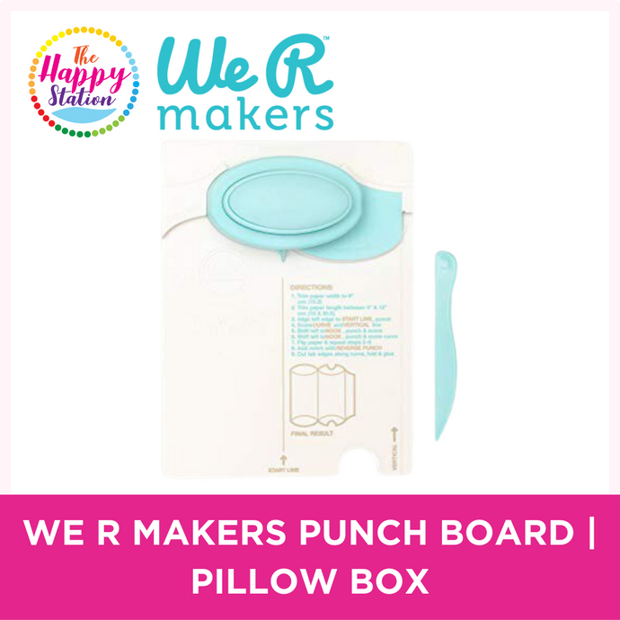 We R Makers - Pillow Box Punch Board