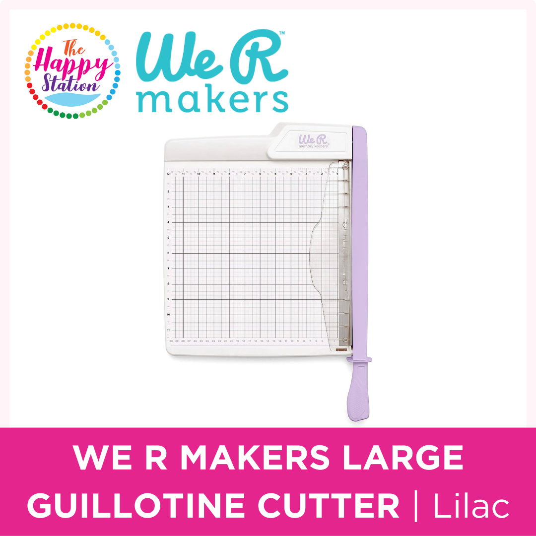We R Memory Keepers Large Guillotine Cutter, Lilac | The Happy Station ...