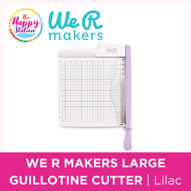 WE R MAKERS | Large Guillotine Cutter, Lilac