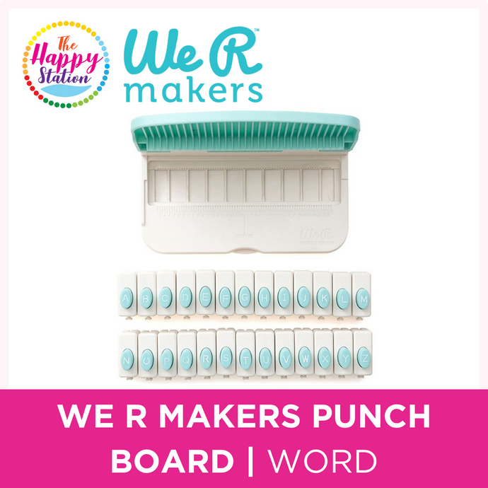 We R Makers Word Punch Board