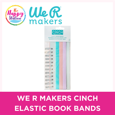 WE R MAKERS | Cinch Elastic Book Bands, 3/Pkg