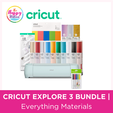 Cricut Explore 3 + Everything Materials Bundle