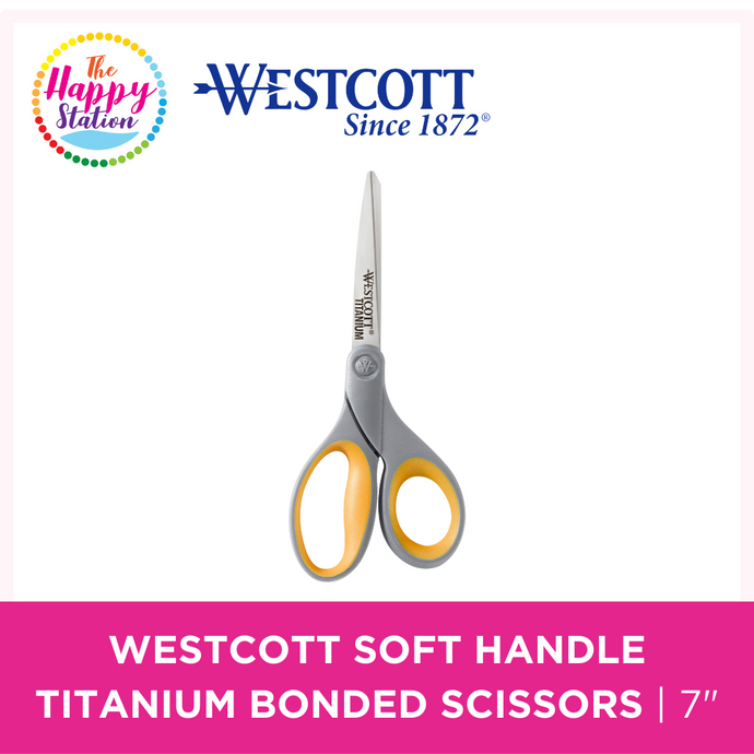 WESTCOTT | Soft Handle Titanium Bonded Scissors, 7
